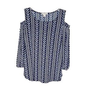 ❤️ 🆕 DB 1963 Cold Shoulder Blouse Size MP